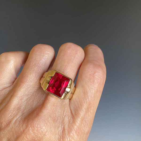 Victorian Ruby Ring for Sale | AC Silver